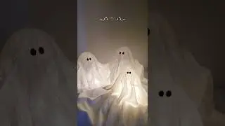 DIY Halloween Decoration idea | spooky ghost lamp 👻🎃 #diy #halloween #spooky #halloweendecor