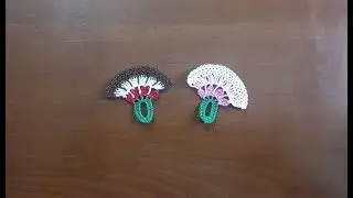 Tığ işi takı motifleri, geleneksel iri motifler, ders 6