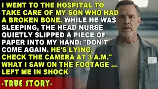At the hospital for my son's broken bone, a nurse slipped me a note_ &ldquo;&hellip; check the camera