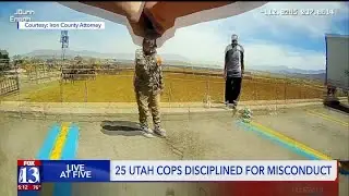 25 cops in Utah disciplined for misconduct