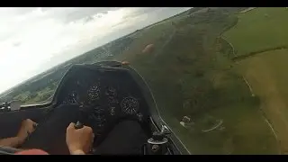 K21 Aerotow launch, circuit and landing from Dunstable