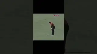 Rare Tiger Woods 1997 Masters final day 2nd hole