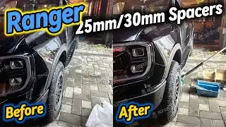 Ford Ranger Wheel Spacers Before And After(25mm&30mm) - BONOSS Ford Accessories