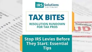 Stop IRS Levies Before They Start: Essential Tips