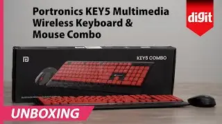 Portronics KEY5 Multimedia Wireless Keyboard & Mouse Combo Unboxing