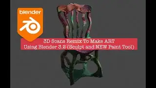 BSLIVE Remixing 3D Casual Scanning into ART Using Blender