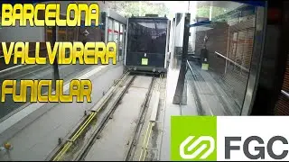 Barcelona's Vallvidrera Funicular (Full route and back)