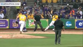 Kansas falls to # 2 LSU 7-4 // Kansas Baseball // 2.15.2015