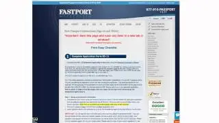 Fastport Passport New Passport Process