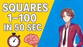 ⚡Square 1&ndash;100 in 50 Seconds! Unbelievable Trick 😱