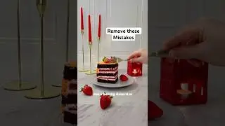 What are the mistakes in the cake