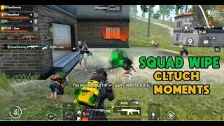 The Best Squad Wipe | Clutch Moments | PUBG MOBILE | gameshivering