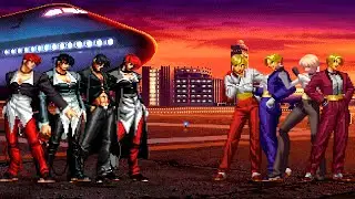 [KOF Mugen] Iori Yagami Team vs King Team