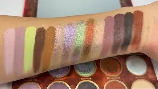 Nomad Cosmetics Chicago Speakeasy Palette Swatches