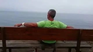 The most beautiful bench in the world, Estaca de Bares, Galicia, Spain