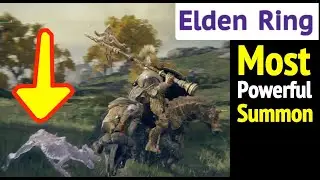 Elden Ring: Most Powerful Summon (Early Game) Rotten Stray against Tree Sentinel with Golden Halberd