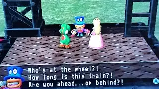 Mario party 8 1v1 against Daisy and peach on shy Guy Express