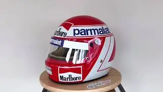 Niki Lauda 1984 F1 Replica Helmet Scale 1:1