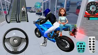 Orange Brand New Bike Vs Bullet Train 3d Driving Class android game play video || Car Game #cargame