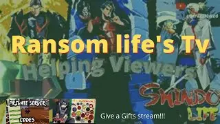 Shindo Life /Shinobi II_Helping (Live Stream 51)jannoah