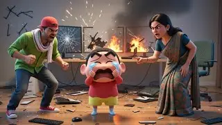 SHIN-CHAN NE  🖥💥 COMPUTER TOD DIYA 😱INDIAN THEFT AUTO SIMULATOR GAME