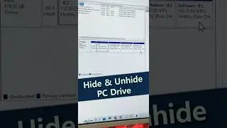 🔥💻Hide Drive in PC💥Hide HDD Drive #shorts #ytviral #windows #computers #tipsandtricks #computer