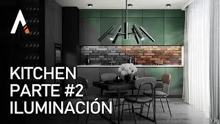 Diseño de Cocina | Parte 2: Iluminación | Tutorial 3Ds Max + Corona + Photoshop