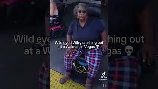 Marquise Wiley from The Wiley Show crashing out at a Walmart in Las Vegas #wileyshow #crashout