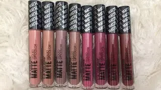 New LA COLORS MATTE LIQUID LIP COLOR REVIEW & SWATCHES