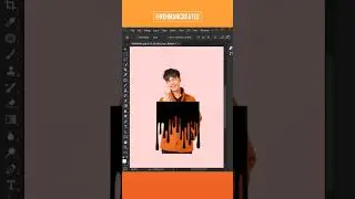 Create Dripping effect in Photoshop - #photoshop #reels