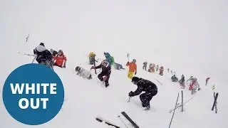 Avalanche buries skiers in the French Alps