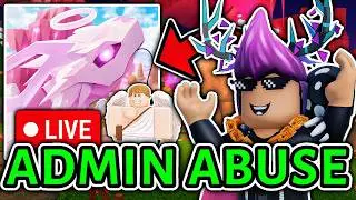 ROBLOX FISCH ADMIN ABUSE! (Live Cupid Carl Update)
