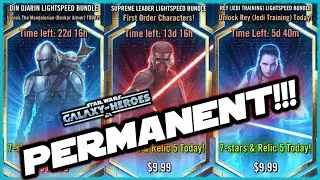 Постоянные наборы Lightspeed в Star Wars Galaxy of Heroes!!!