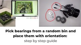 How-to: pick bearings from a random bin with Pickit 3D
