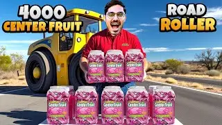 4000 Center Fruit VS Road Roller   What Will happen