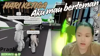 AKU BERUSAHA BUJUK TEMENNYA NYAM BIAR MAU TEMANAN SAMA AKU || BROOKHAVEN 🏡 RP prank 