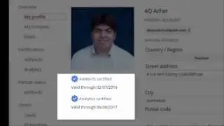 AQ Azhar - Google AdWords Certified Partner Pakistan & Upwok Portfolio