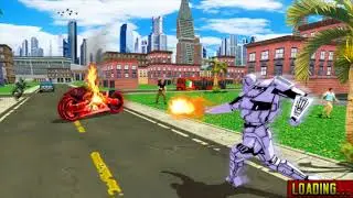► Flying Robot Bike Epic Battle (Game Volla Productions) Flying Bike Transformer Robot Android