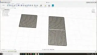 Dise&ntilde;o de la rejilla para NICER DICER con RECTANGULAR PATTERN en Fusion 360