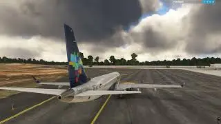 Acionamento e decolagem SBEG Manaus com Embraer 195 Azul Linhas A&eacute;reas