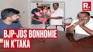BJP-JDS meet ahead of Lok Sabha elections 2024 | EXCLUSIVE Images accessed by Republic