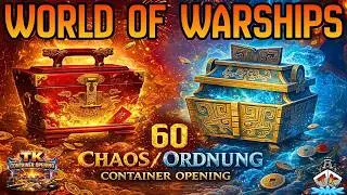 60x MONDNEUJAHR CONTAINER - CHAOS & ORDNUNG?!  🚢 | World of Warships 🚢🔥