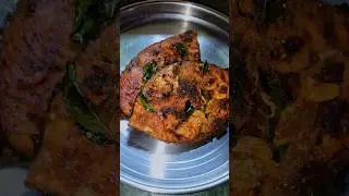 Surmai tandoori fish fry 😋 | सुरमई तंदुरी | #shorts #viral #seafood #short