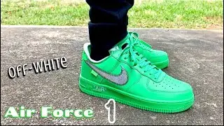 ✅Off-White✅ Nike Air Force 1 &ldquo;Green Spark&rdquo; (Hang~N~Swang REVIEW) gifted