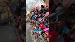 Namsan Tower Seoul ❤️ viral destination in South Korea! #travel #seoul #namsanseoultower