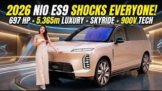 NIO ES9 2026 Unveiled: 697hp, Ultra Luxury Interior First Look