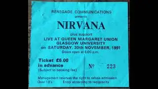 Nirvana - Live at Queen Margaret Union, Glasgow, Scotland, 11/30/1991