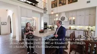 Partners in Building @ The Palacios at Cibolo Canyons, tour by Top Luxury Realtor Mario Hesles