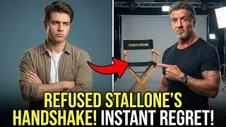 Young Actor Refuses To Shake Sylvester Stallone's Hand On Set Instantly Regrets It When He Sees THIS