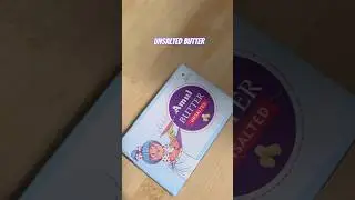 Amul Unsalted Butter 100gm Pack Unboxing #shorts #asmr #foodshorts